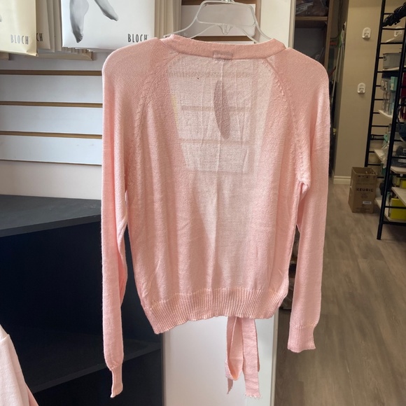 Sansha Wrap Sweater Pink - Picture 2 of 2